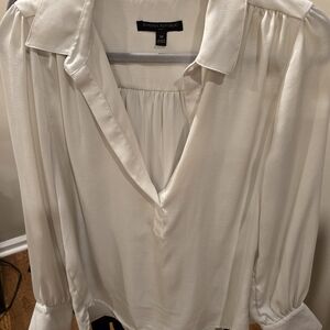 Banana Republic Factory Cream Blouse